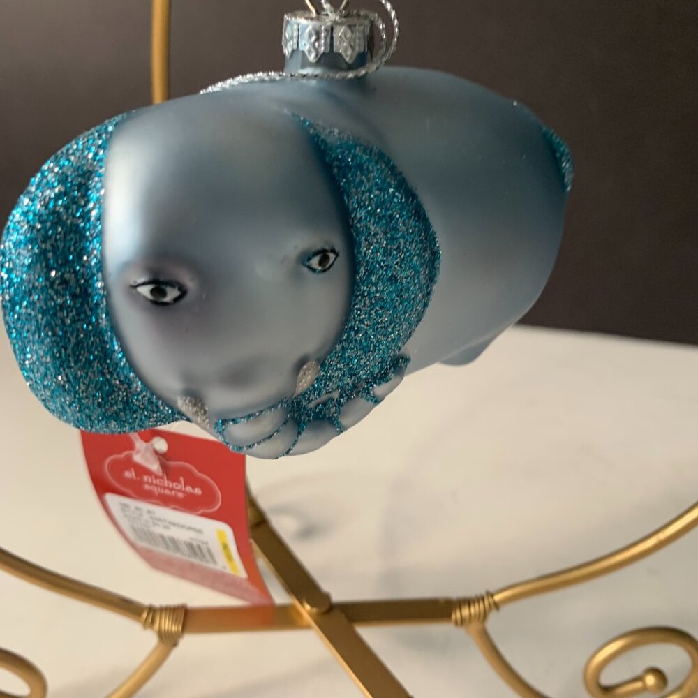 St. Nicholas Square® Glass Elephant Christmas Ornament - Picture 3 of 5